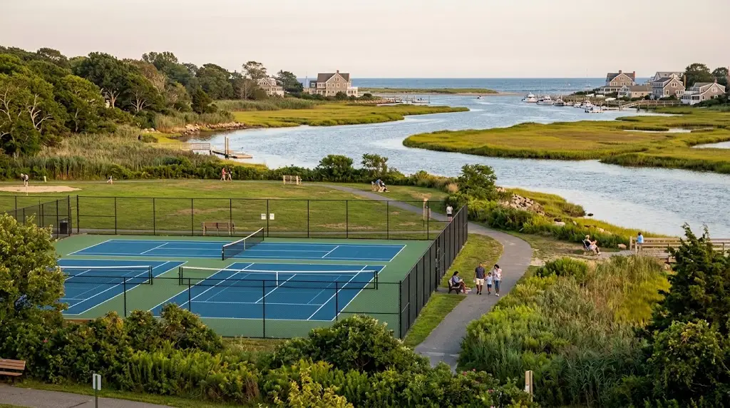 Peter Igo Park in Marshfield, Massachusetts beside the Green Harbor River